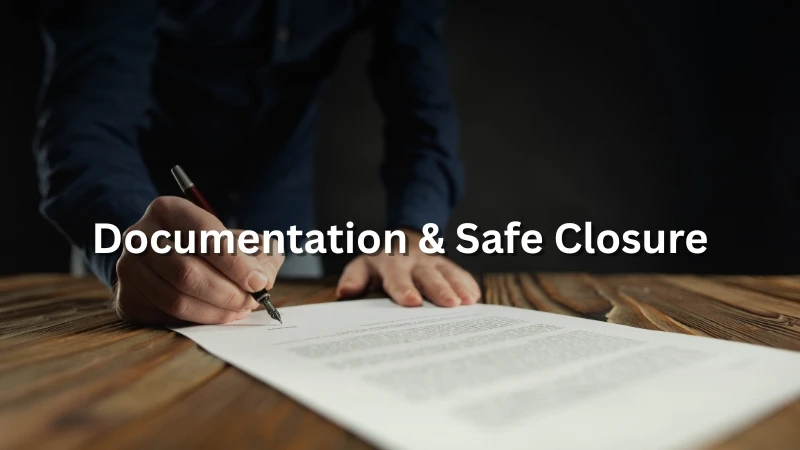 Documentation & Safe Closure